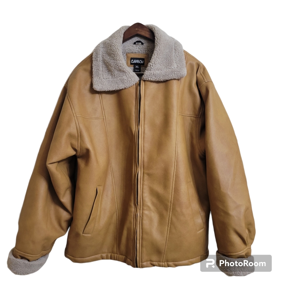 EUC Mens Vegan Shearling Jacket